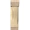 Ekena Millwork Traditional Slat Rough Sawn Bracket w/ Offset Brace, Douglas Fir, 6"W x 14"D x 22"H BKT0604X14X22TRA06RDF - alternate 2
